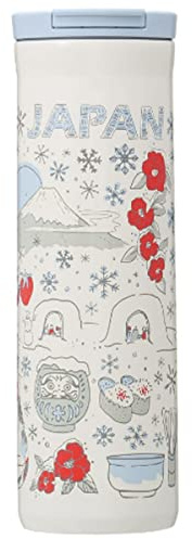 Starbucks JAPAN Winter Been There Series Bicchiere in acciaio inox 473ml