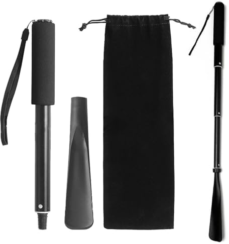 DKDDSSS Calzascarpe Lungo, Calzascarpe Telescopico 34-85 cm, Calzascarpe Lungo Telescopico, Calzante Per Scarpe Lungo, Per uomini, donne, bambini, anziani.