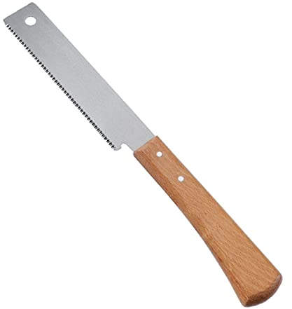 Homoyoyo 1pièce Scie à Main Petite Scie à Dents Fines Bois Pour Travaux Manuels Poignée Hêtre Ergonomique Outil Pour Coupe Et Élagage