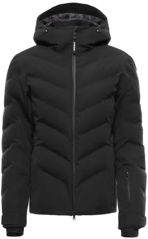 Dainese Men's Etesia Aerosense-Dry Jacket Skijacke mit Wattierung, wasserdicht und atmungsaktiv, Schwarz, L