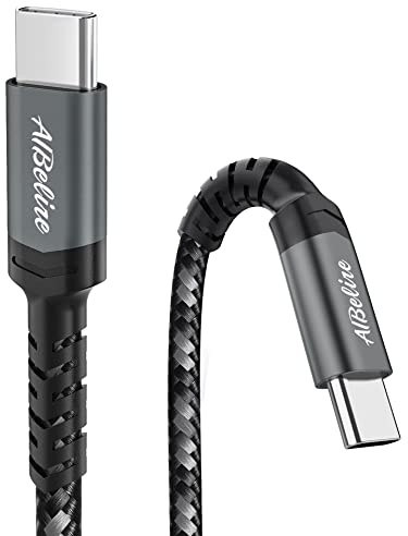 AIBelire Cable USB C vers USB C, Câble USB C Charge Rapide Chargeur 2M 60W