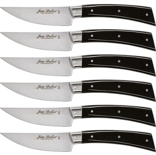 Laguiole Jean Dubost Lot de 6 Couteaux à Steak