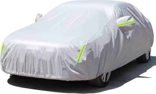 R-timer Vollgarage Auto für Mercedes-Benz SLK (R170) 2000-2004, Wetterfeste Abdeckplane Autoabdeckung Winter Autohülle Autoplane Wasserdicht Atmungsaktiv