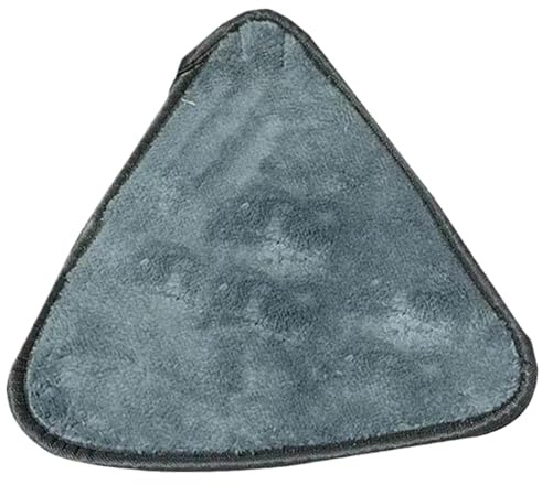 Almohadillas de repuesto para trapeador: trapeador lavable triangular, limpieza en seco y húmedo con material de microfibra, almohadillas para piso con diseño absorbente fuerte, paño de limpieza reuti
