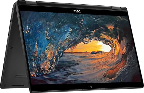 Dell Latitude 7390 2 in 1 Laptop professionale, touch screen FHD 13,3, Intel Core i5-8350U, 8 GB di RAM, 256 GB SSD, tastiera QWERTY US, Windows 11 Pro (ricondizionato)