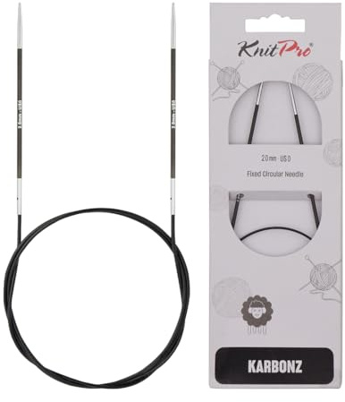 KnitPro Karbonz Rundstricknadel 16 (40cm) | 2mm