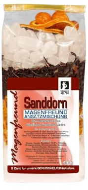 Bremer Gewürzhandel Magenfreund Ansatzmischung Sanddorn, ohne künstliche Zutaten, Likör selber machen, Sanddornlikör, 480g