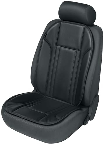 Walser 11229 Sitzaufleger aus Kunstleder Universal Sitzauflage Autositzaufleger in Schwarz Autositzauflage Ravenna