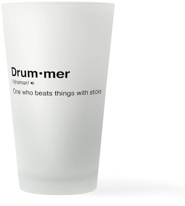 CafePress Drummer Definition Pint Glass, 16 oz. Drinking Glass
