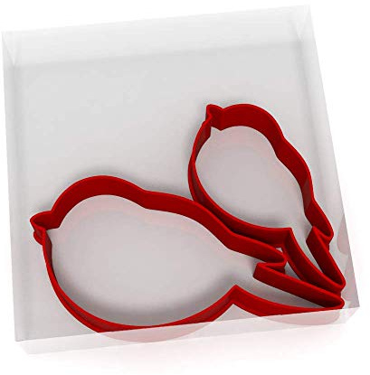 Robin Set of 2 Value Cookie / Fondant Cutters Pair 5CM + 8CM