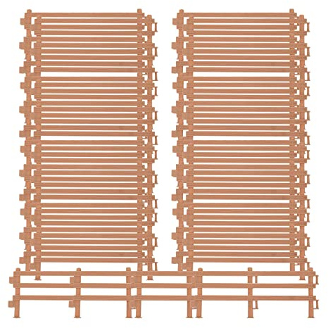 40 Piece Plastic Fence Toy,Miniature Farm Picket Fence Toy Horse Corral Fencing Playset Miniature Fairy Garden for Fairy Garden Dollhouse DIY Micro Landscape Decoration Accessories