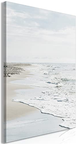 murando - Acoustic Canvas Wall Art Tranquil Seaside Scene 60x90 cm - 1 Piece Italian Canvases vertical Print - Decor Room - Decorative Accessories - Sound Proofing Panels - Soundproof c-B-0646-b-a