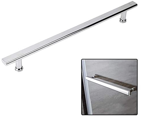 CHEWYNP Poignée de Porte de Douche et poignées de Rechange pour Porte en Verre | Boutons de Porte de Salle de Bain pour cabines de Douche écran Interne/Externe | Porte-Serviettes en Chrome