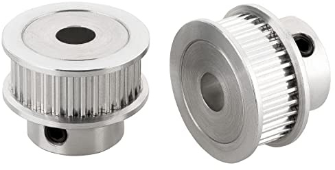 Turmberg3D - 2x GT2 Zahnriemenräder/Pulley Antrieb - 12 Zähne - Bohrung-Ø: 5mm - Riemen-Breite: 6mm (GT2-6 · 12T · Ø5)