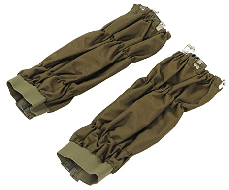 Emoshayoga Ghette da serpente , leggings da allenamento in poliestere impermeabile regolabile auto fibbia forte adesione per alpinismo