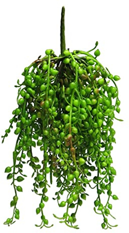 artplants.de Konstgjord Senecio-hängväxt RUIAN på pinne, grön, 25 cm