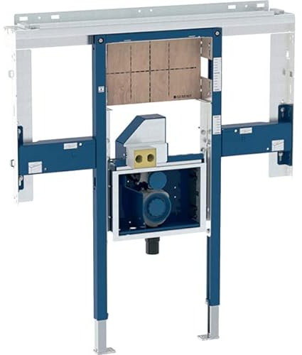 Elément Geberit Duofix pour lavabo Geberit ONE et batterie murale, hauteur du local, avec siphon rotatif encastré, avec UP-Clou, Exécution: largeur 110 cm