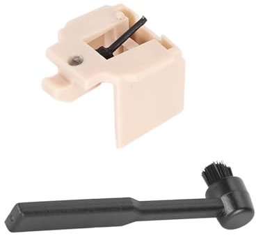 Plattenspielernadel, Ersatznadel für Plattenspieler mit Reinigungsbürste für Audio Technica at LP60 at PL300 at LP60XBT USB, Ersatznadel für Plattenspieler AT-LP60