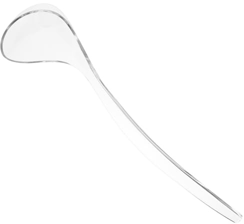 Ciieeo Plastic Serving Spoons Long Handle Ladle, Sturdy Plastic Soup Ladle with Smooth Surface for Kitchen, Buffet, Catering and Restaurant Serving