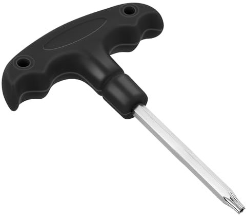 Golf Club Wrenches Tools Golf Torque Wrench Golf Head Adjustment Tool Stainless Steel Golf Club Driver Torque Tool with Plastic Handle, T20, Black