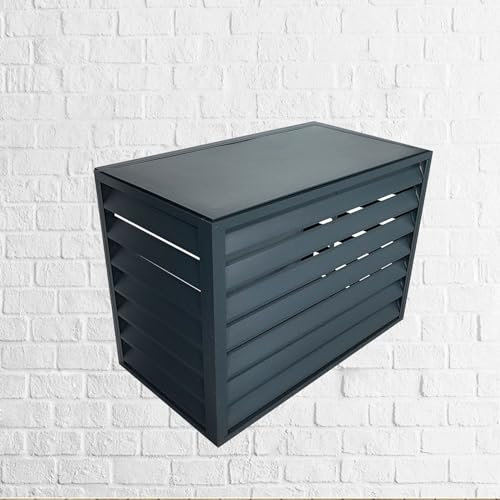 KHLMSRXJ Cubierta de Aire Acondicionado Mini Split para Unidades Exteriores, Cubierta de Condensador Mini Split, Cerca para Ocultar el Aire Acondicionado, Deflector de Aire Acondicionado de