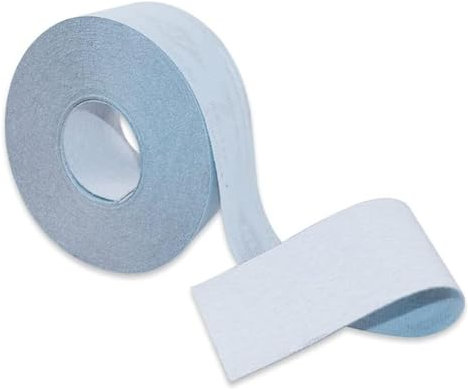 Rollo de papel de lija, bloques de lijado de 4 pulgadas y 100 mm, rollo de papel de lija flocado, papel de lija de tela de lija blanca, longitud de papel de lija de 10 m, pulido de metales y automóvil