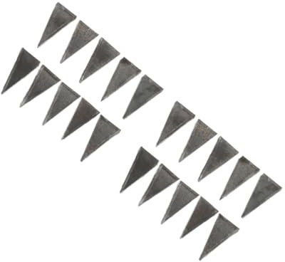 Veemoon 40pcs Hammer Wedge Sturdy Carbon Steel Wedge for Handle Fixing Installation