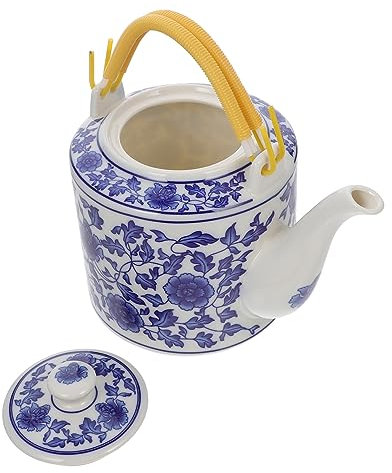 MOTHNUR 1pieza Tetera De Chino Estilo Filtro y Asa Tetera Kung Fu De Gran Capacidad Diseño Floral Para Té y Ocasiones Especiales