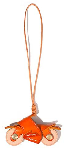 Bomena Hermes handmade vegan leather bag pendant, handbag and accessories - Fashion motorcycle bag pendant