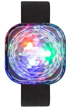Global Gizmos Disco Ball Wristband/Mini Disco Light for Kids & Adults / 5 Lighting Modes/Christmas, Halloween, Birthday Party