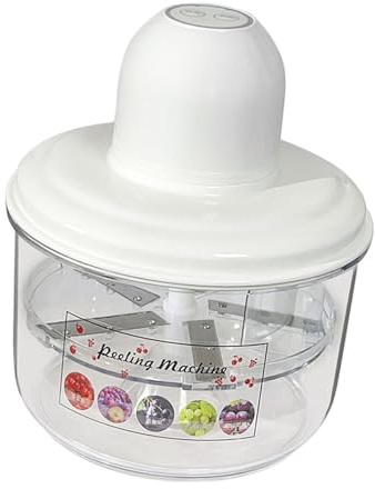 Folpus Peladora de, Herramienta de Cocina para Mayores, eficiente, fácil de Limpiar, automática, para Frutas pequeñas y