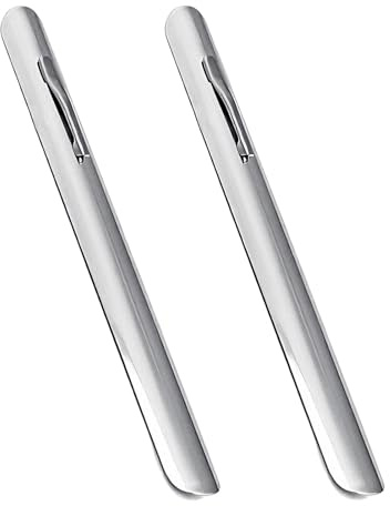 2 pezzi raccogli briciole da tavolo in alluminio, accessorio di pulizia per tessuti da tavolo, pala per residui alimentari, raschietto per briciole di pane, raschietti per tovaglia (argento)