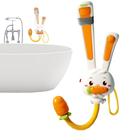 Douchette de Douche pour - Jeux de Bain en Forme de Lapin,Jouet électrique pour Baignoire | pour garderies, Maison, Salle de Bain, hôtel, Piscine, Salle de Jeux, Sports Nautiques, Plage