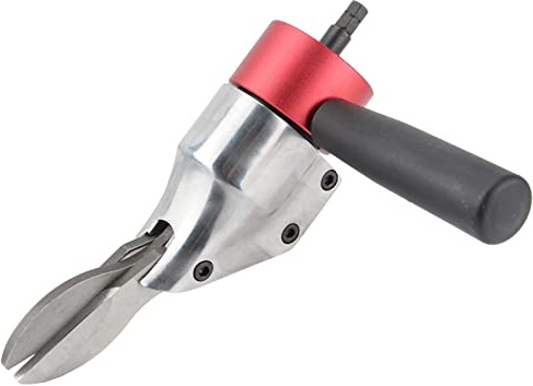 Fårsax, Metallplåt Saxhuvud for elektrisk borrchuck järnsax Plasttyg Ull Trådnätsskärare Luftskruvmejsel Använd skärverktyg(C Mesh Shear)