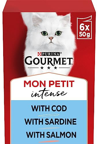 Gourmet Mon Petit Dorsch Sardine Lachs 6x50g