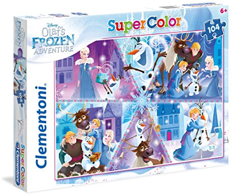 Clementoni 27094 Olaf's Frozen Adventure Puzzle, 104 Teile