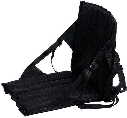 KRUIHAN Coussin de Siège de Stade Portable - Chaise Pliante Rembourrée Légère et Multifonctions avec Dossier Mountaineering Beach Weekender pour Les Sports