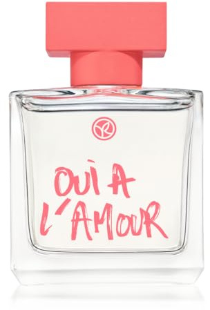 Yves Rocher OUI à L'AMOUR Eau de Parfum, blommig orientalisk damdoft, med rosextrakt, 1 x sprejflaska 30 ml