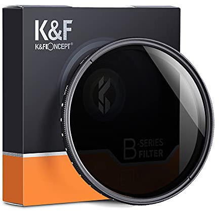 K&F Concept Slim Variable Adjustable Fader ND Neutral Density ND2 ND4 ND8 ND400 (46mm)