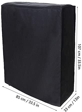 Funda de cama plegable WNSC, transpirable, resistente a la intemperie, portátil para silla plegable para patio, cama plegable para silla de playa, negro, 85*33*107cm, 12