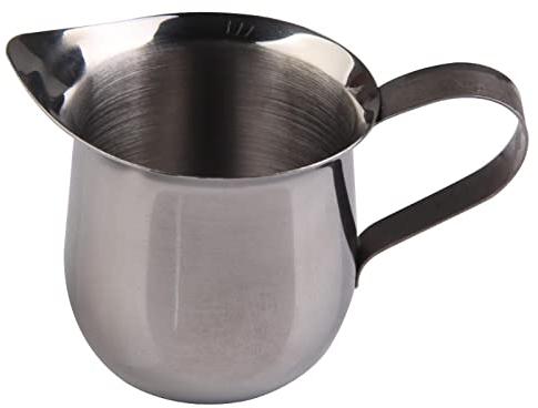CHENMIAOMIAO Sauce Boat Gravy Bowl Gravy Boat Stainless Steel Oil Sauce Pan Creamy Ketchup Table Service Jar Restaurant Seasoning Pot 240ml pour ladle (Color : A)