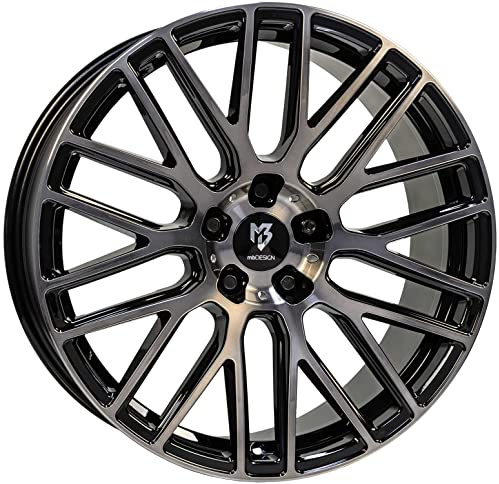 MB Design Felge KV4 8.5Jx19 ET42 5x120 Rauchschwarz glänzend poliert kompatibel mit BMW 1 2 3 5 X3 X4 Z4