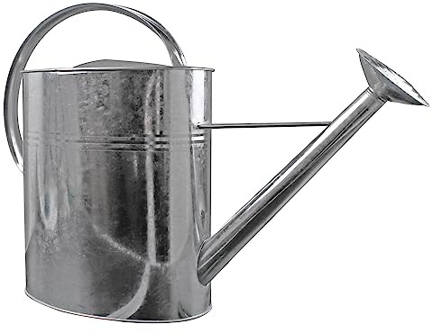 INDA-Exclusiv Gießkanne Kanne Zinkkanne Blechkanne Metallkanne Wasserkanne Garten verzinkt 10 Liter