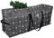 YiYa Aufbewahrungstasche für Tannenbaum 165 cm Aufbewahrungstasche Künstlicher Weihnachtsbaum Tannenbaum Tasche Wasserdichte Weihnachtsbaum-Aufbewahrungstasche（Schwarz-XL）