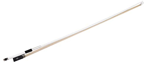 Violinbåge, Färgad Kolfiberstråke Violinbåge 4/4 Fiol Med Utsökt Utförande för Din Gamla Fiolbåge (Vit)