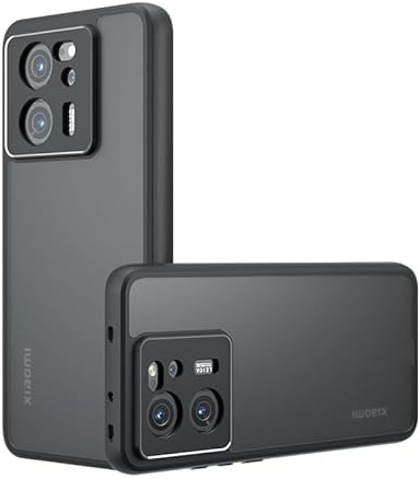 JNERBUYI Funda Protectora para Xiaomi 13T 5G/Xiaomi 13T Pro 5G, Carcasa Antichoque Protege Los Bordes de Cámara, Funda Mate Transparente Antihuellas.