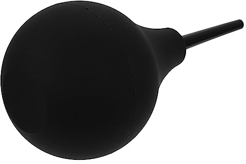 MOLUCKFU 224 Ml Silikon Ohrwaschball Größe L Schwarz Ohrreinigungskugel mit Spitz Zulaufender Form Sicherer Halt für Babys Kinder Erwachsene Staubentfernung und Ohrenpflege