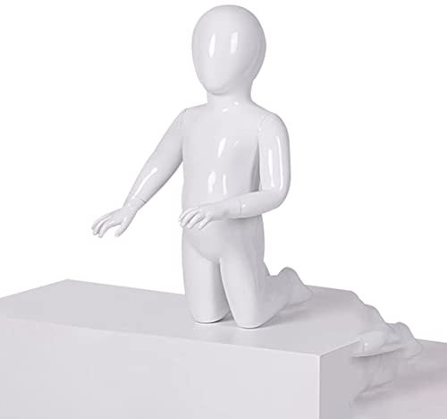 Schneiderpuppe Schaufensterpuppe zum Posieren, Schaufensterpuppe für Kinder, realistische, stabile Schneiderpuppe für abgestuftes Ausstellungsregal/Fenster, sitzend/stehend, Schaufensterpupp