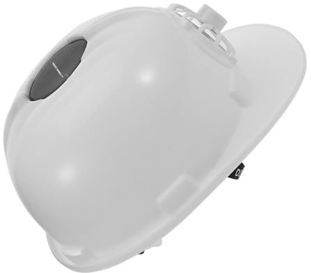 DECOMELODY Elmetto Di Sicurezza Con Ventilatore Solare Hard Hat Per Costruzione Protezione Solare e Comfort Per Lavori All Aperto Design Leggero e Traspirante