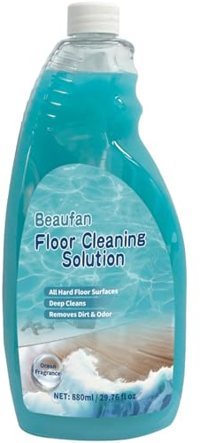 Detergent Robot Laveur 200 Fois Solution Concentrée pour Aspirateur Robot Dreame, Roborock, Ecovacs, Roomba et Aspirateurs Laveurs de Sols pour Tineco, Bissell Produit Nnettoyant 880 ml